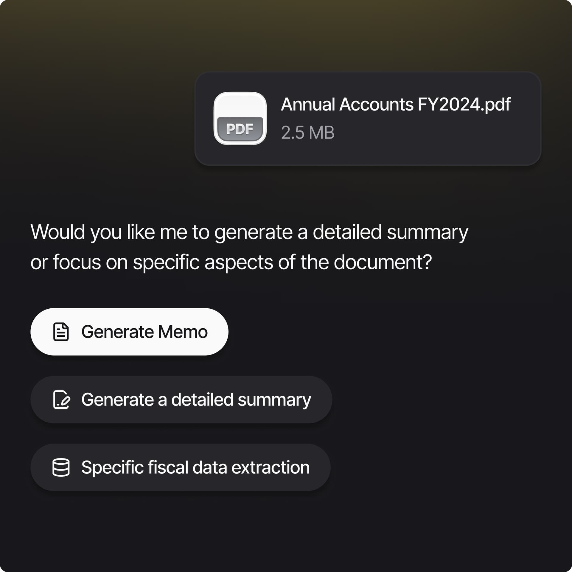 Ask or upload